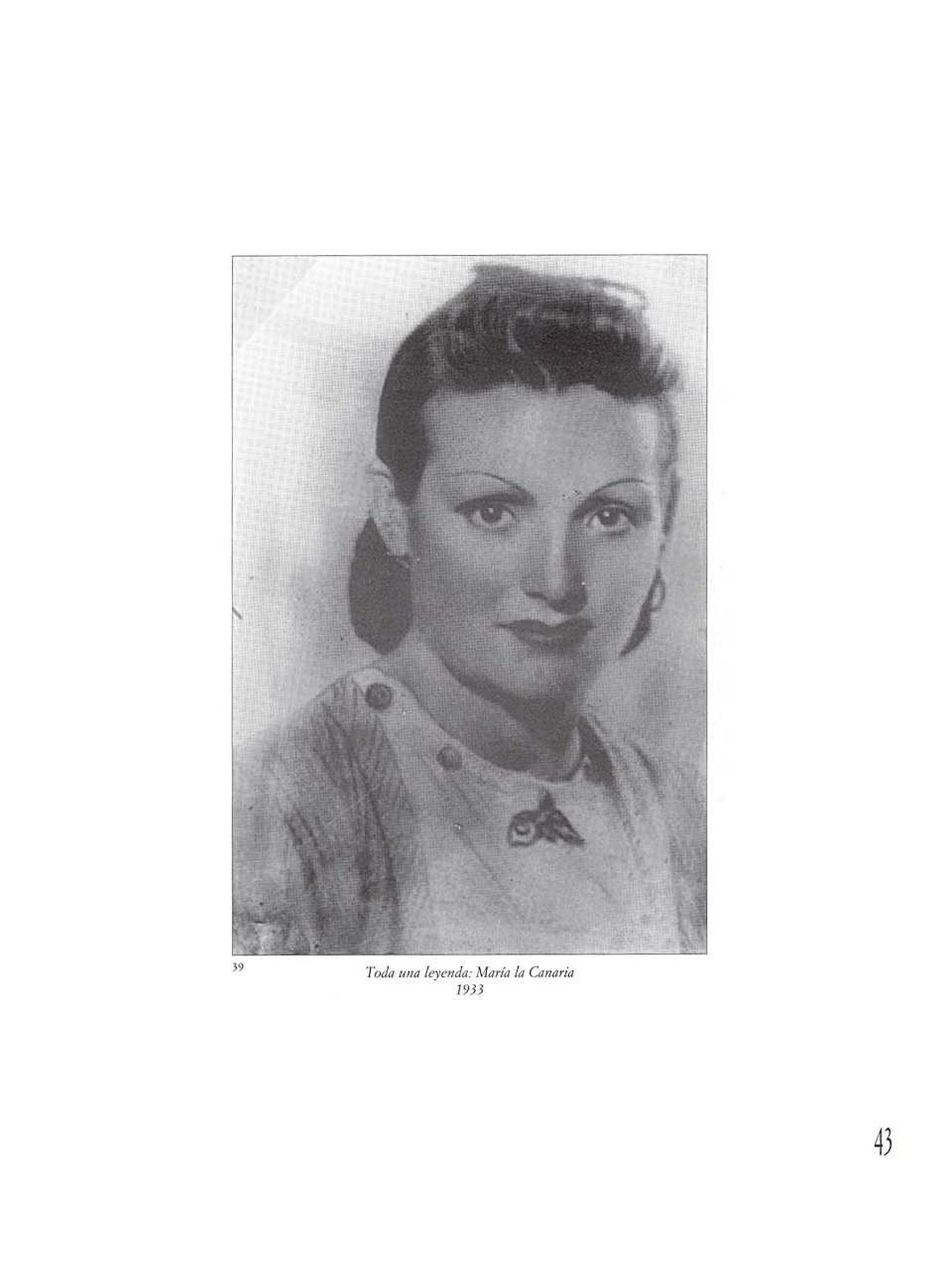 María 'La canaria'