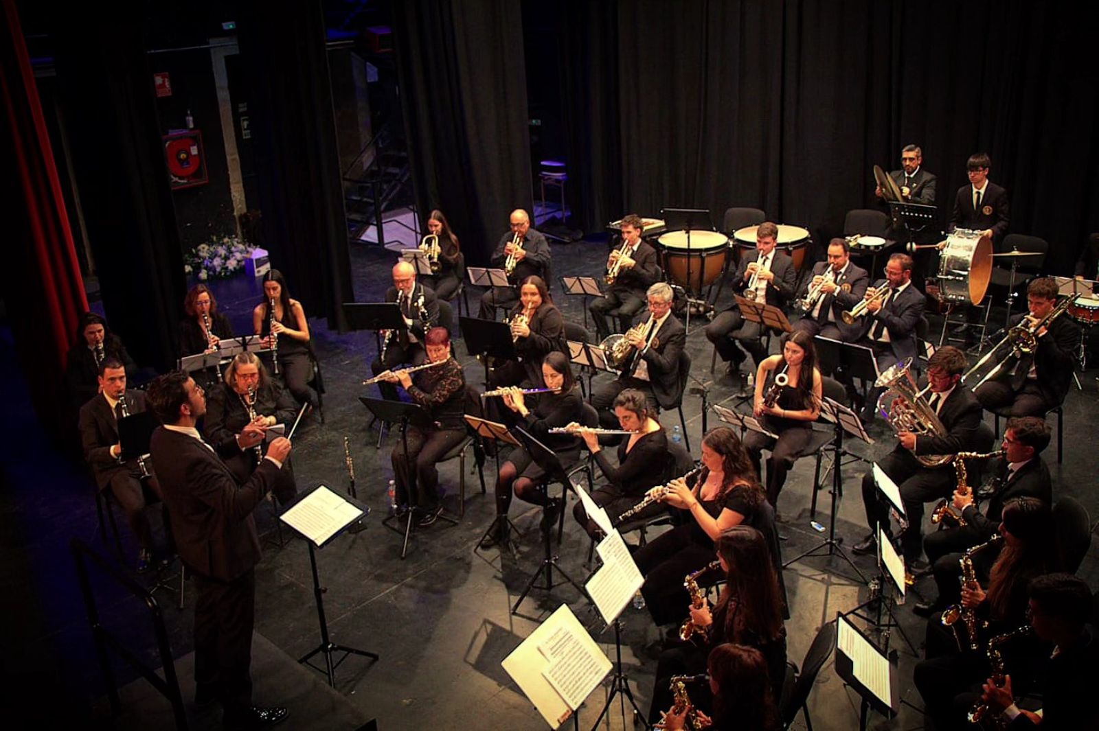 Banda de Música de Béjar durante una actuación