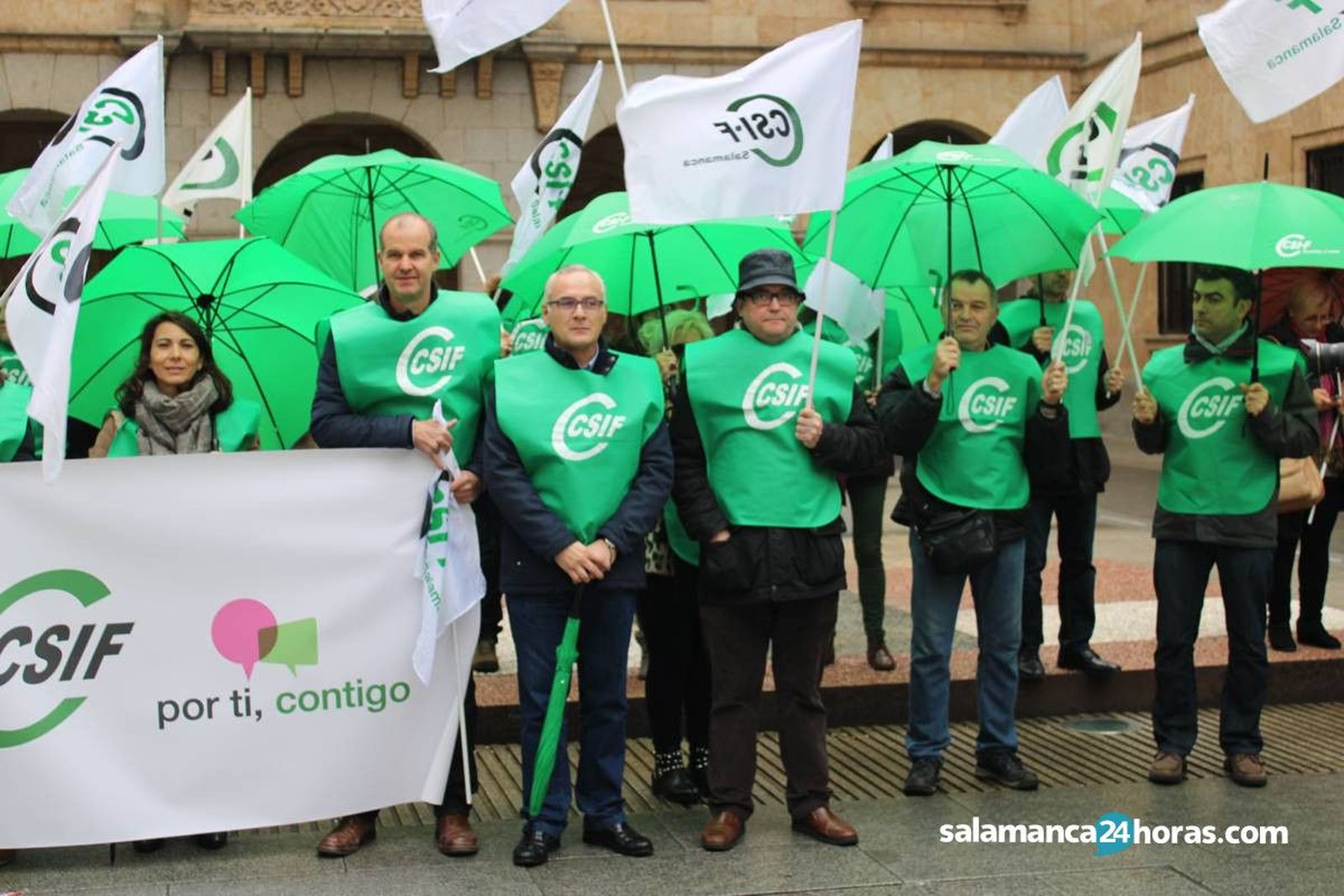 Protesta CSIF Subdelegación 5