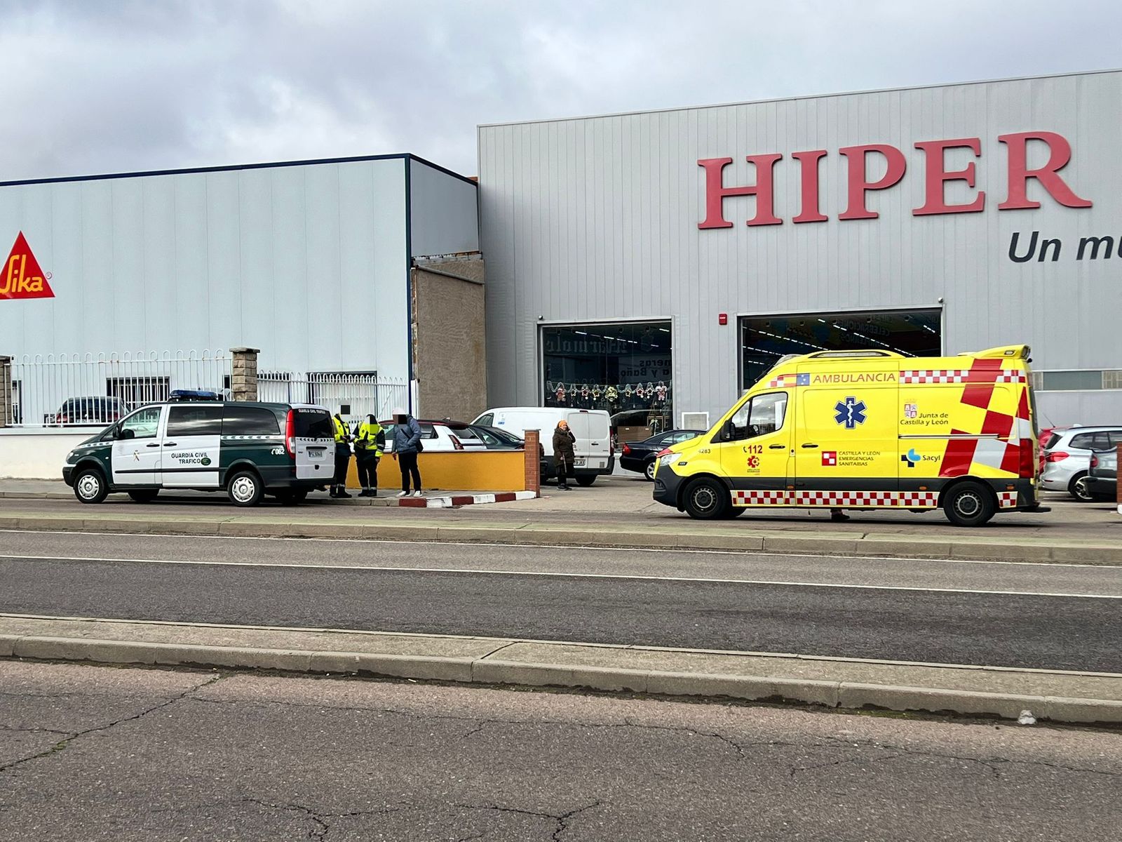 Accidente en el polígono de los Villares