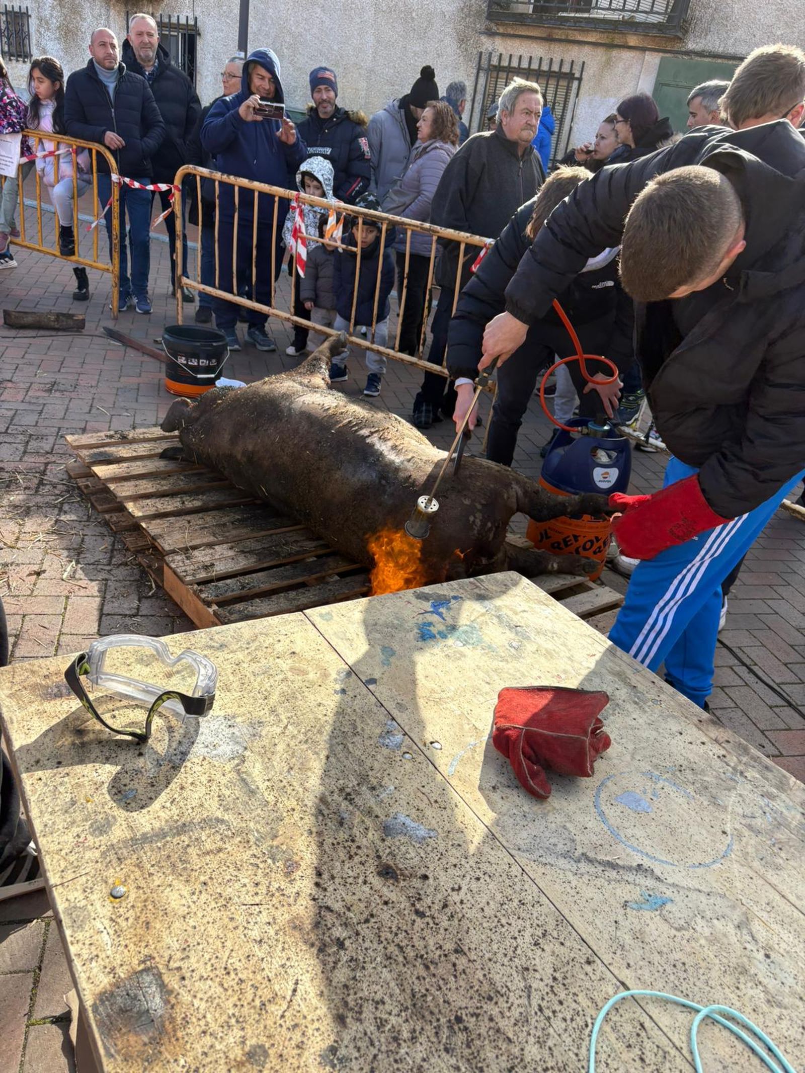 Doñinos revive las labores más artesanales de la provincia con la XVIII fiesta de la matanza