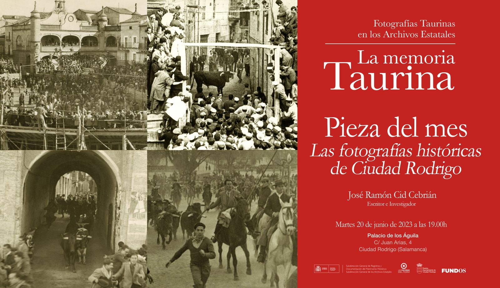 Cartel Pieza del Mes 20 junio
