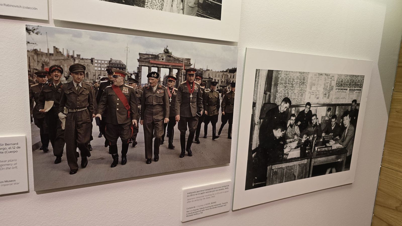 Inauguración de la exposición ‘Intérpretes de lenguas en torno a 1945. Ecos de la historia’
