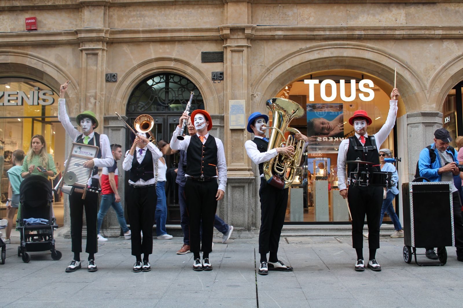 Espectáculo Go & Stay Street en el centro de Salamanca