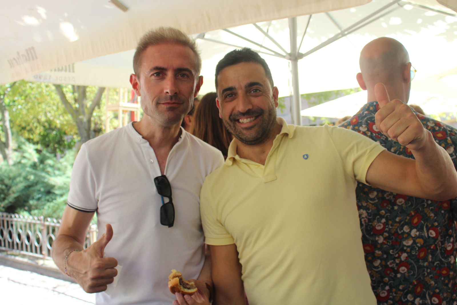 Ambiente en la Feria de Día en el mediodía de este sábado