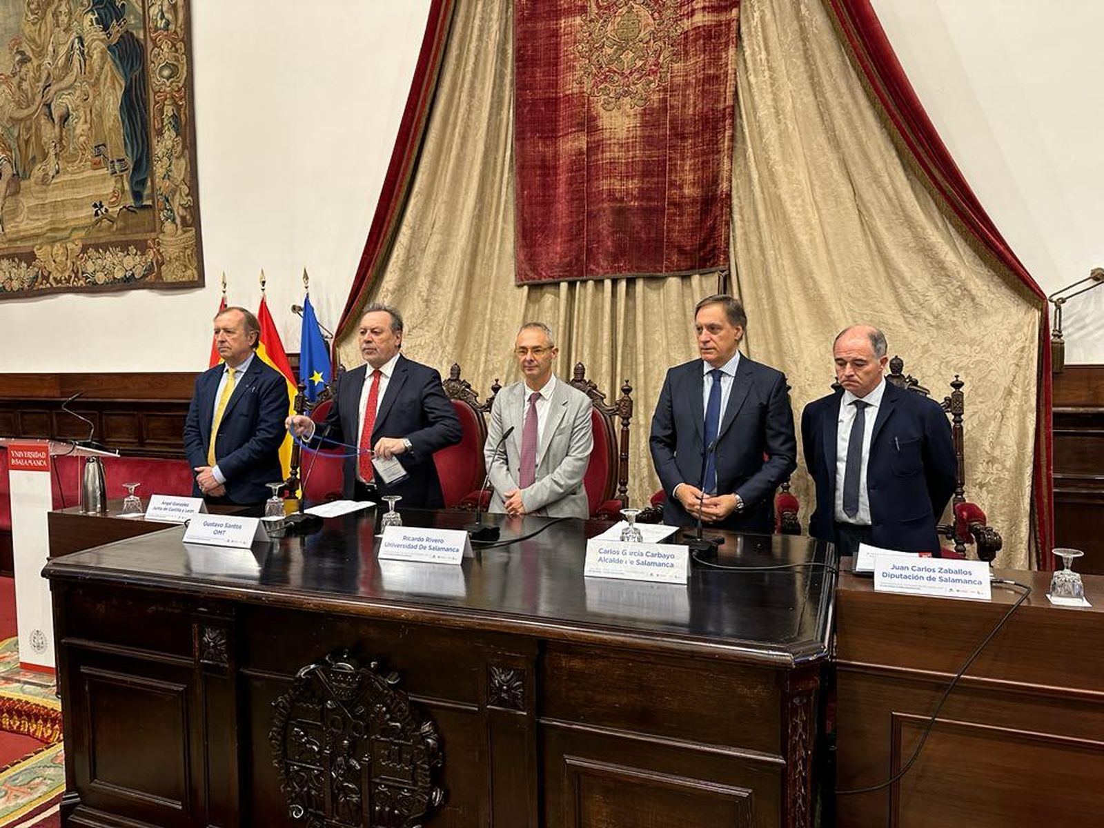 Inauguración del I Seminario Internacional de Derecho del Turismo. Foto Ayuntamiento de Salamanca