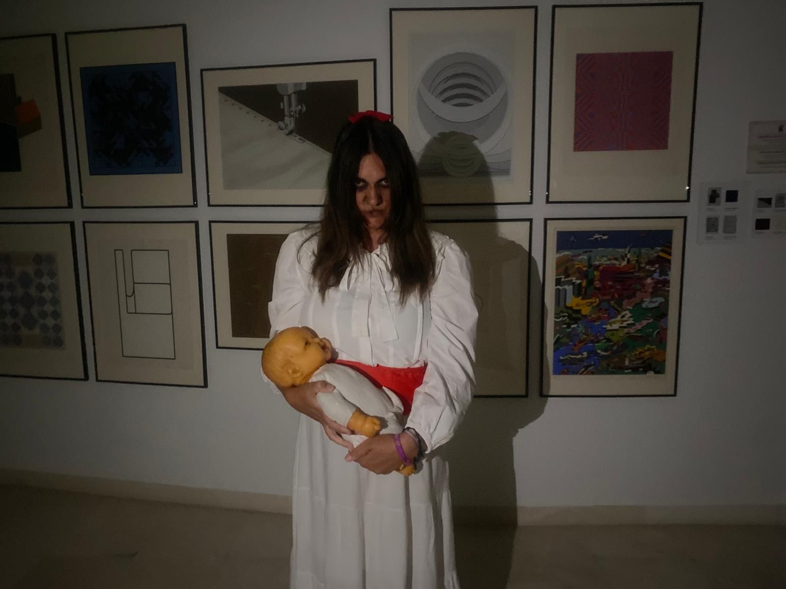 Niña del Exorcista en las visitas teatralizadas de Santa Marta del Tormes