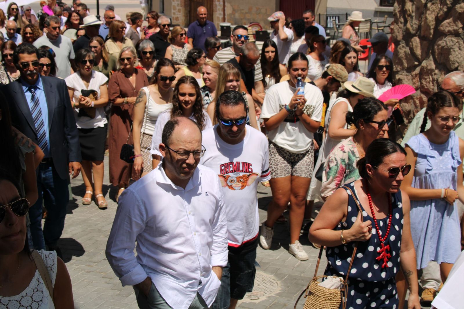 Procesión en honor al Cristo de las Batallas en Castellanos de Moriscos