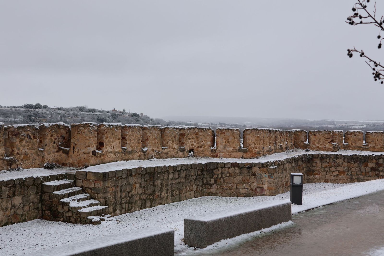 GALERÍA | Nieve en Zamora capital este miércoles