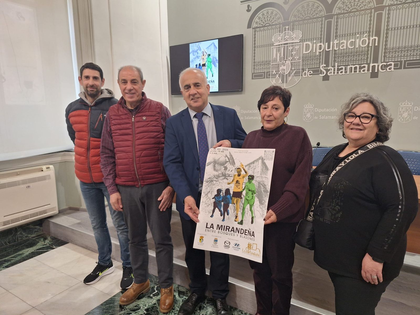 Presentación de la carrera "La Mirandeña" de Miranda del Castañar