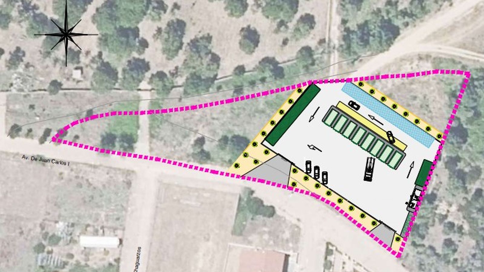 Punto limpio La Alberca planos