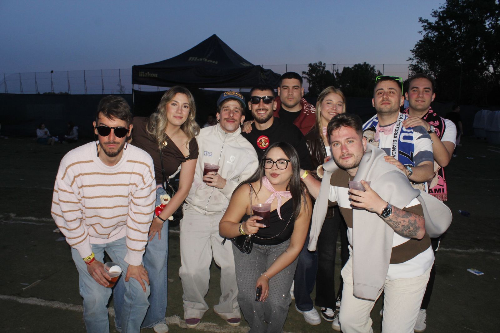 Salamanca de noche, sábado 18 de abril