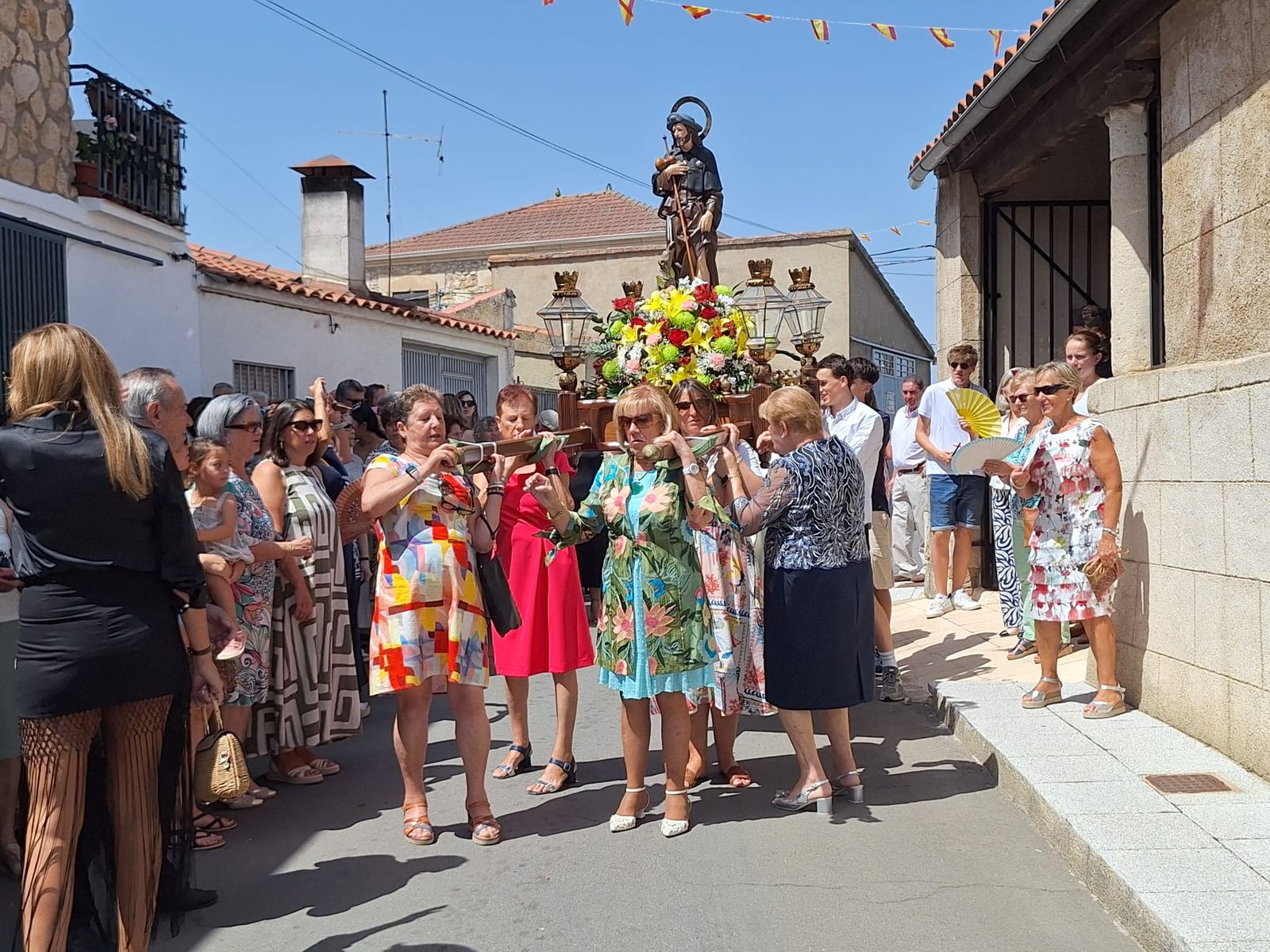 Valdelosa misa y procesión de San Roque