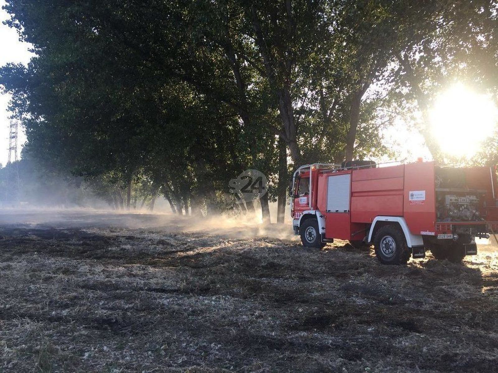 Imagen de archivo de un incendio de pelusas originado en Salamanca | Salamanca 24 Horas
