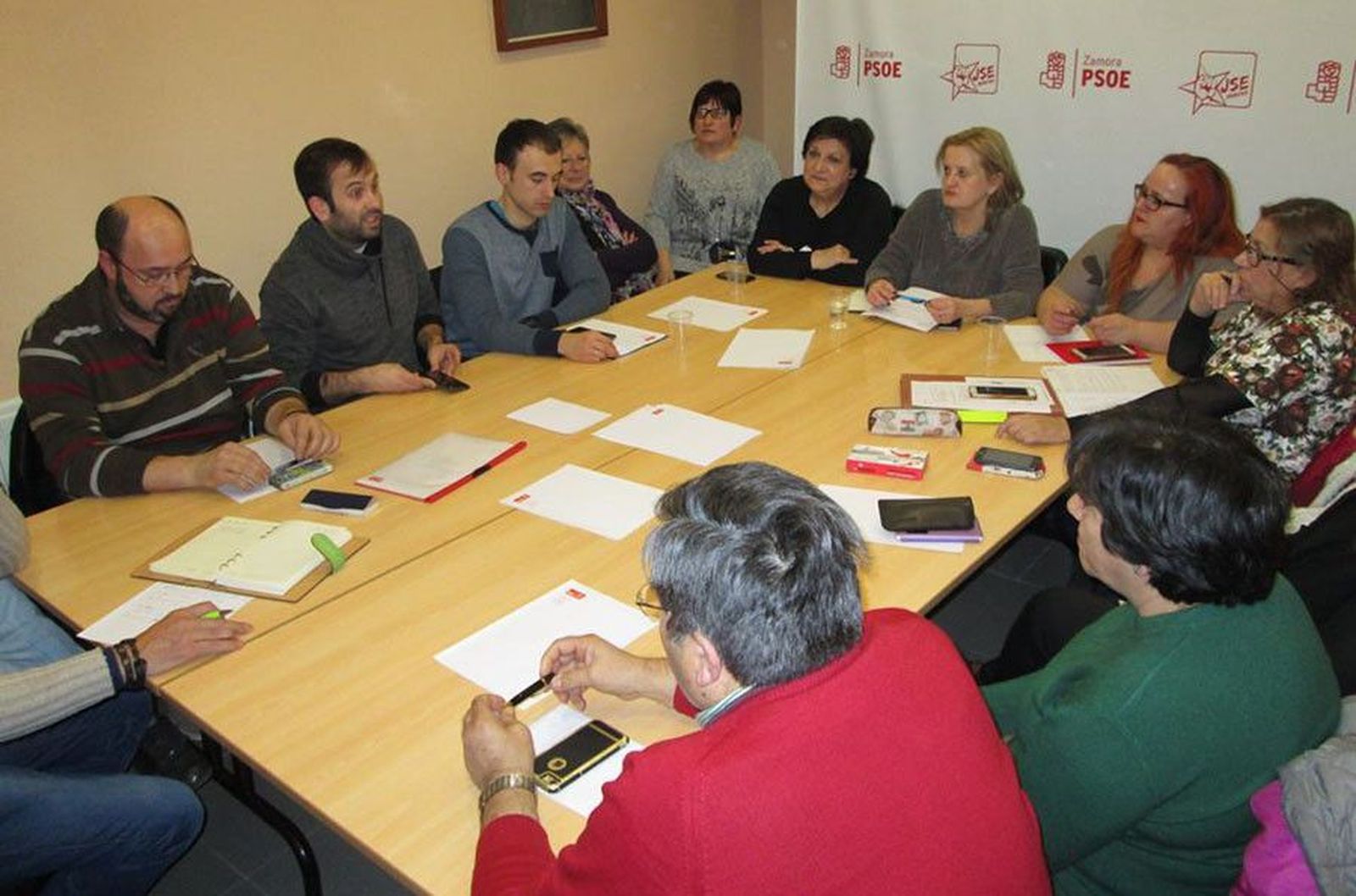 01 PSOE Zamora. Reunión nueva Comisión Ejecutiva Municipal 08 02 18