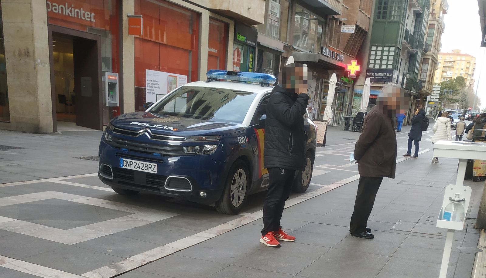 Policía Nacional en Santa Clara