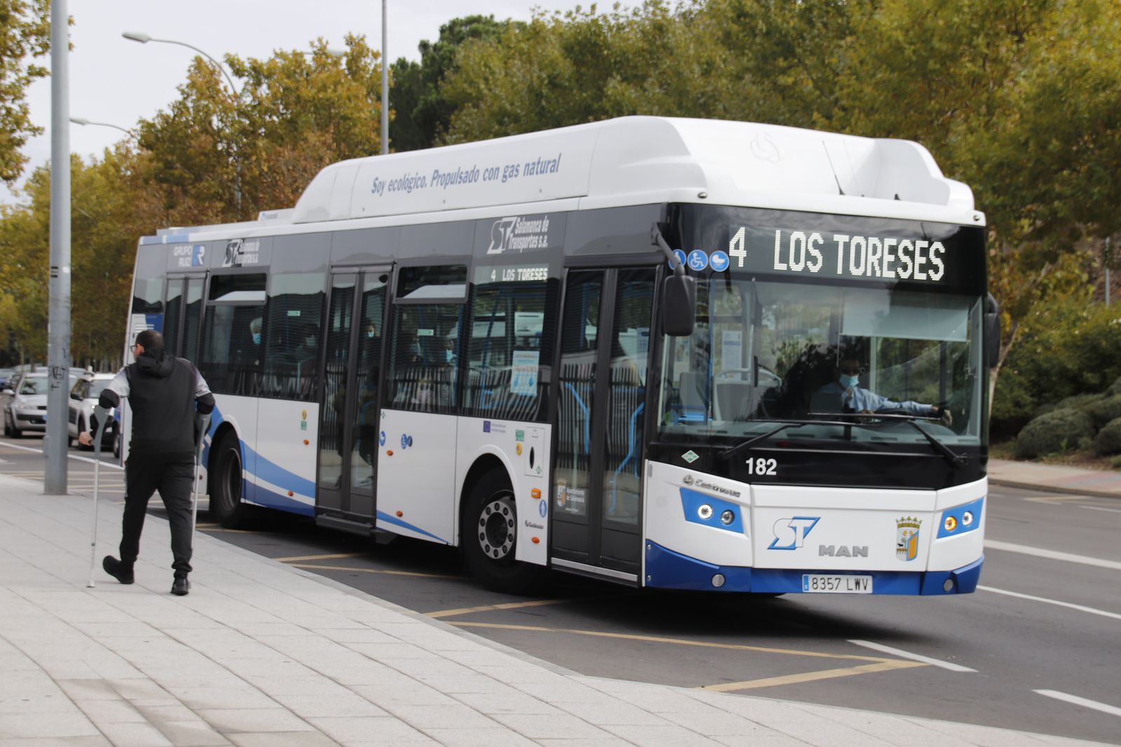 Autobús urbano de Salamanca | Foto de archivo Autobús urbano de Salamanca | Foto de archivo
