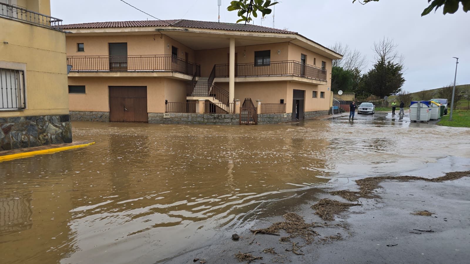 Inundación en Miranda de Azán