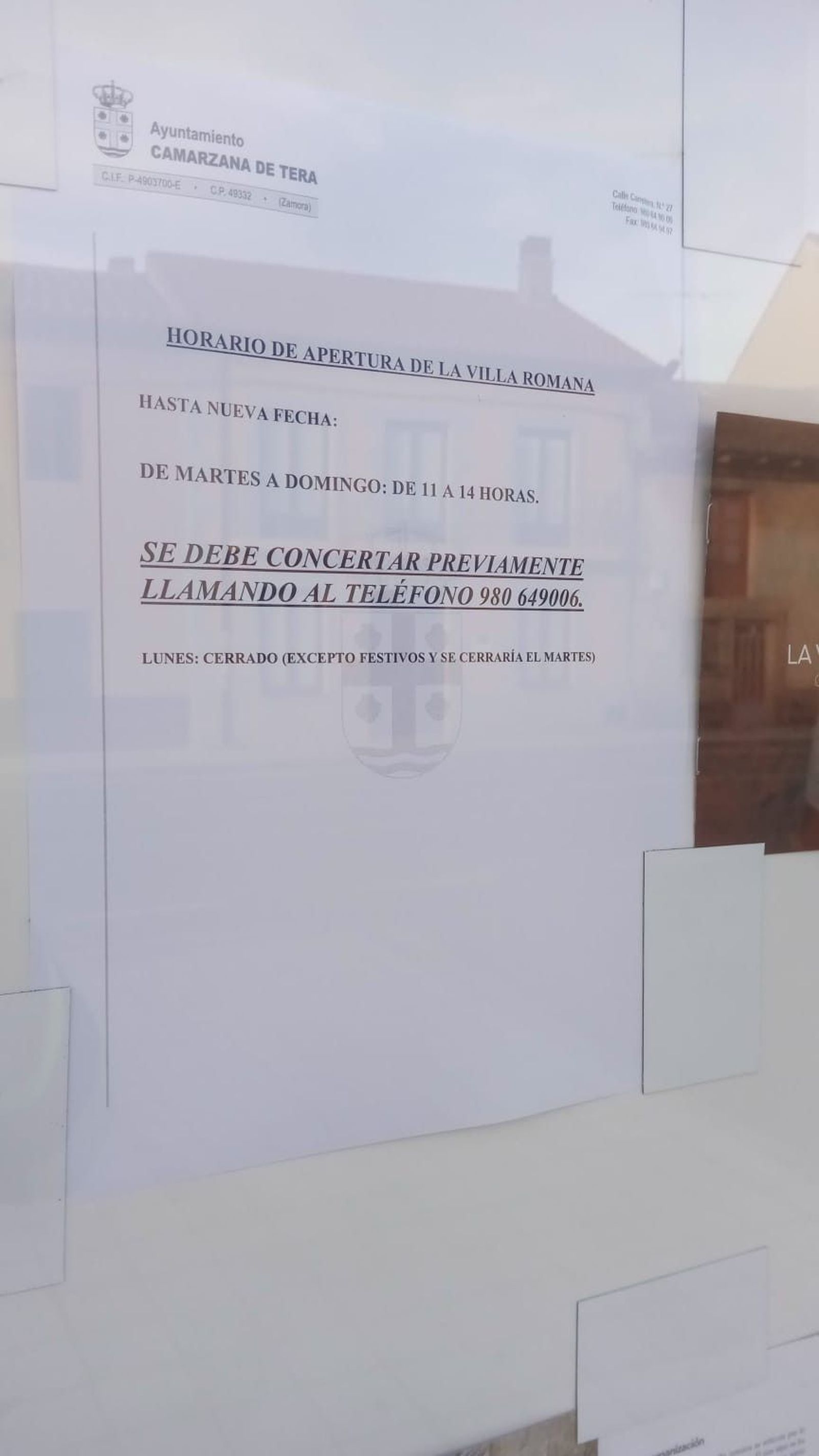 VILLA CAMARZANA CERRADA abril 2019