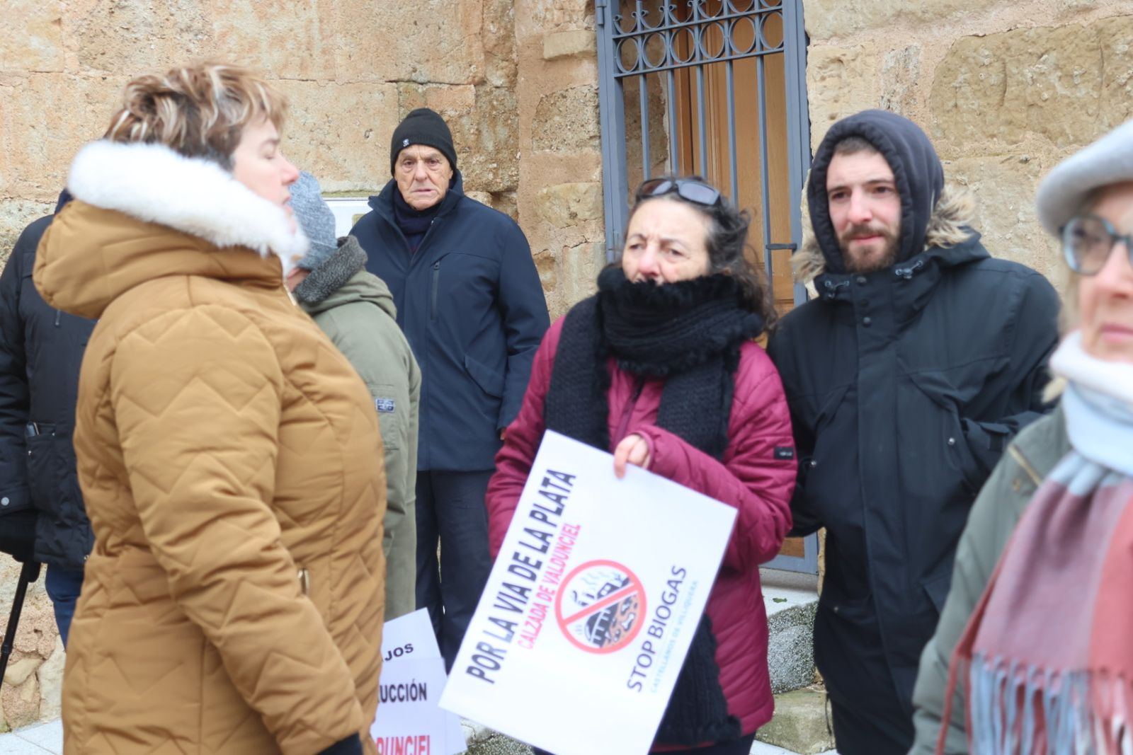 Protesta ciudadana por la planta de biogas en Castellanos de Villiquera