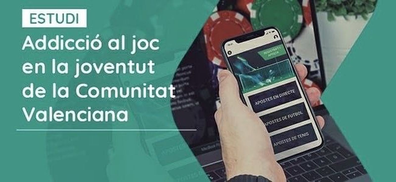 Una investigación del Consell Valencià de la Joventut (CVJ) y la Universitat de València (UV) alerta de que dos de cada tres jóvenes que apuestan tienen un problema real de adicción