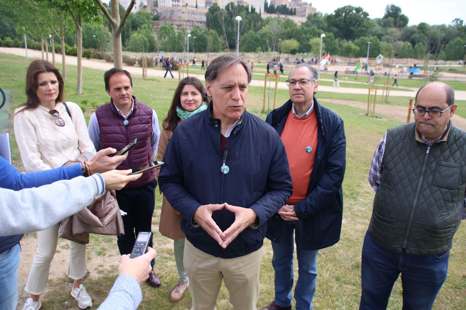 Carlos García Carbayo, presenta las medidas de su programa electoral relacionadas con el medio ambiente y movilidad sostenible