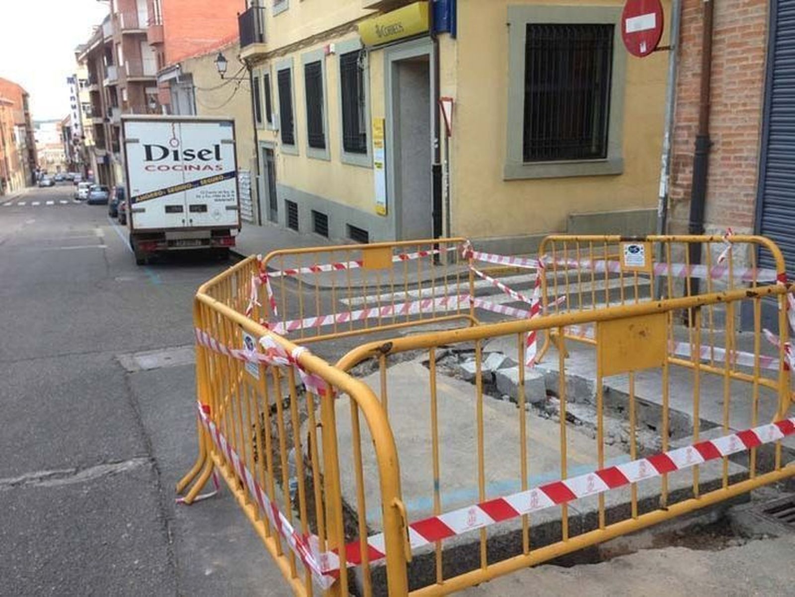 Mejoras en la calle Santa Cruz de Benavente