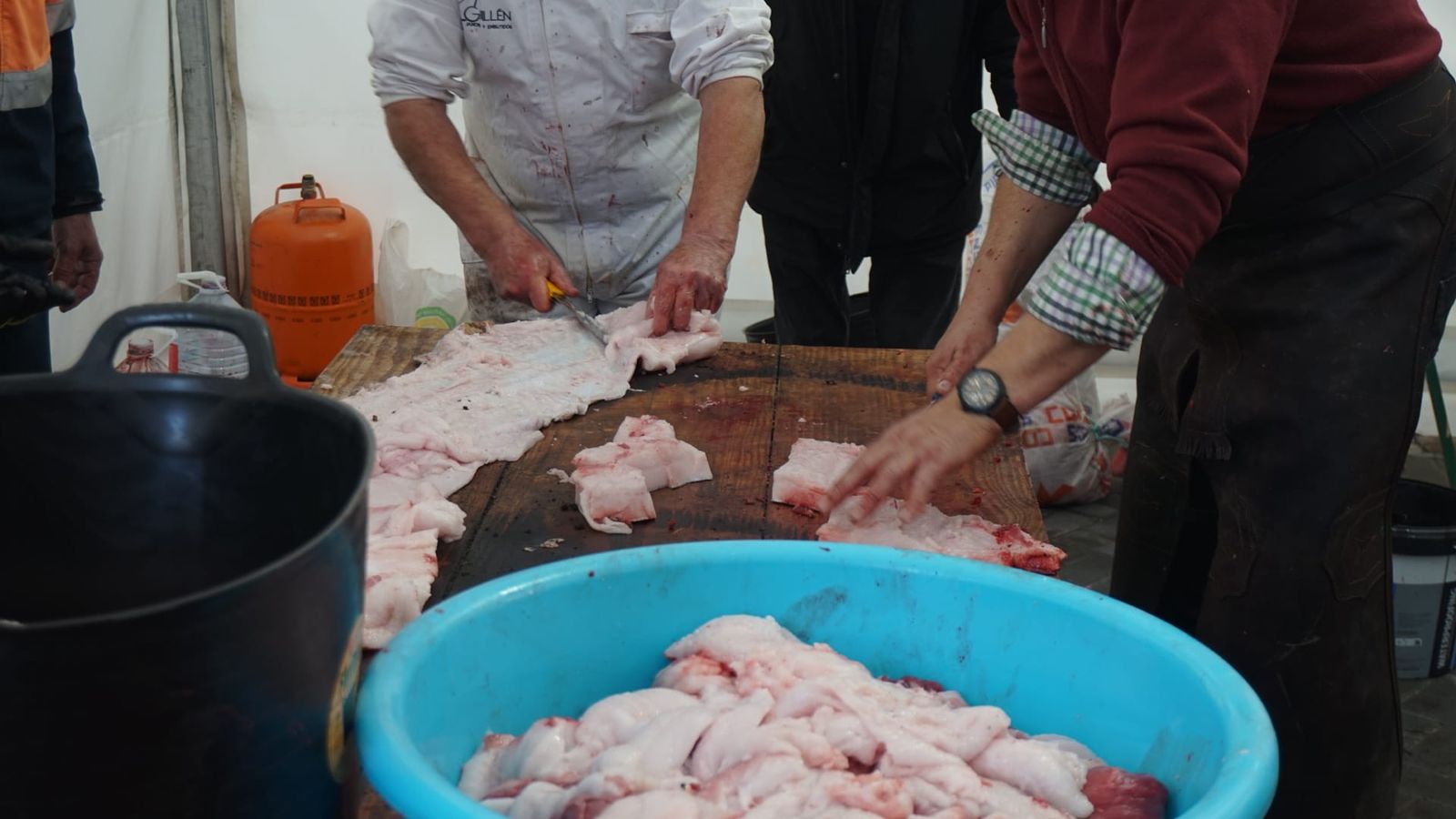 Matanza tradicional en Castellanos de Moriscos