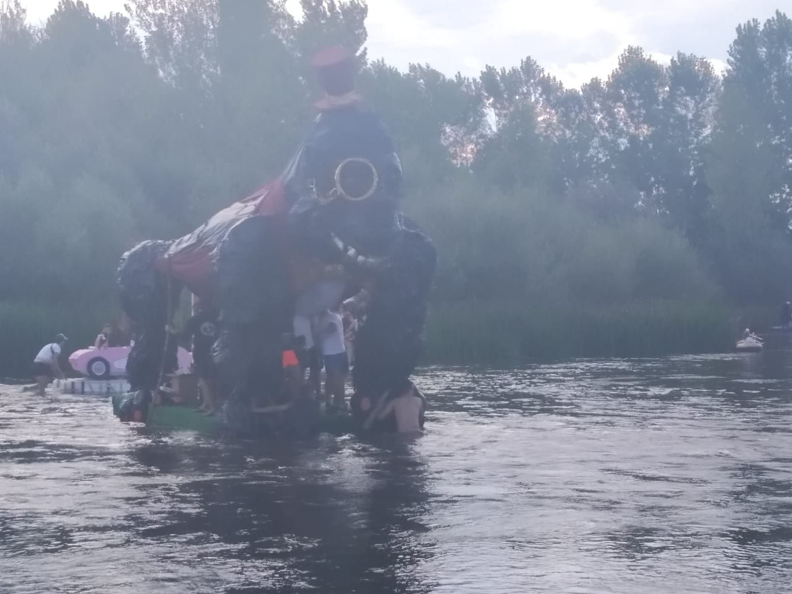 Bajada del tormes sobre OFNIS en Huerta