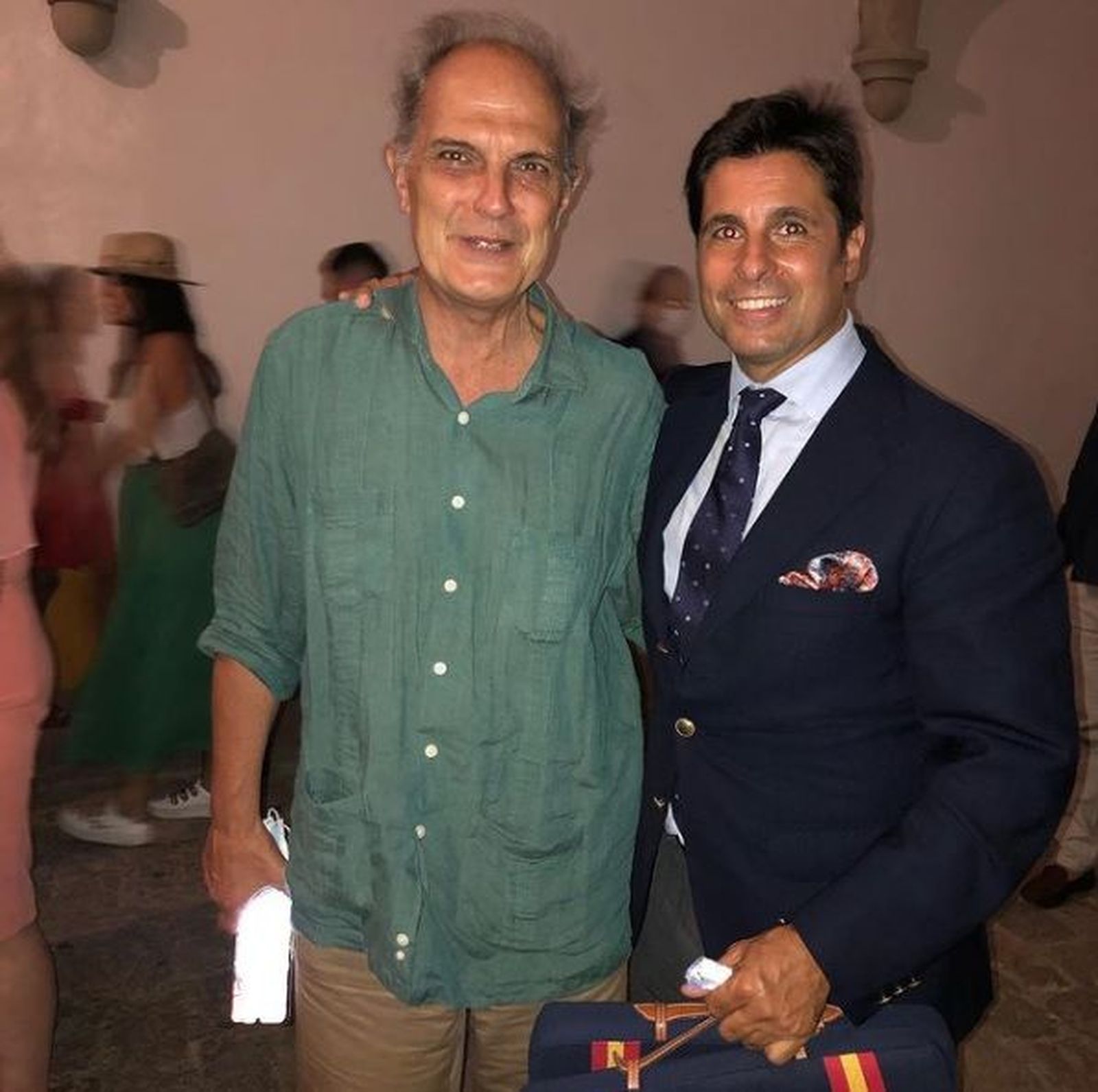 Enrique Crespo junto a Francisco Rivera