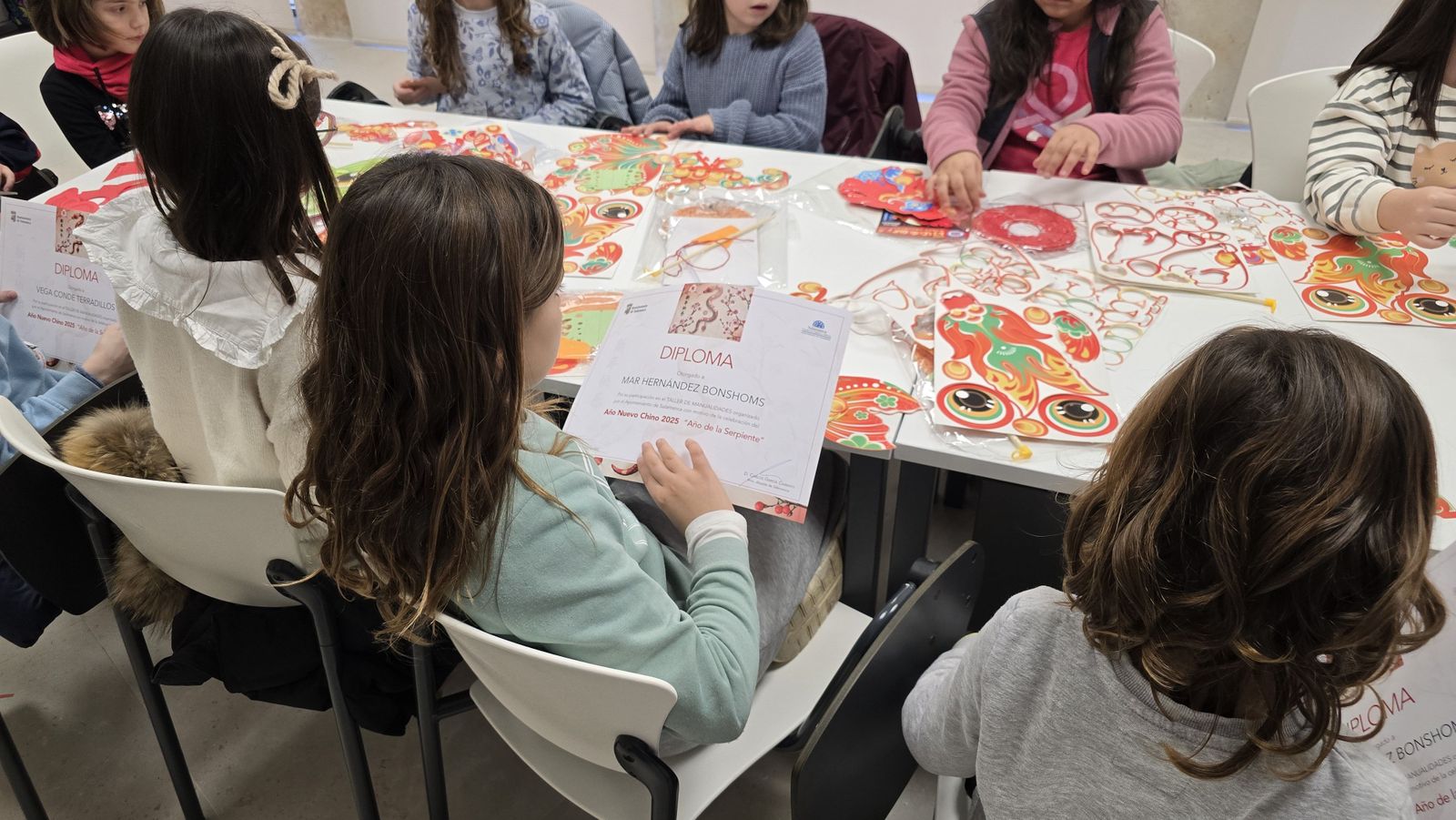 Talleres del Año Nuevo Chino para los más pequeños en la Torre de los Anaya. Fotos Andrea M. Talleres del Año Nuevo Chino para los más pequeños en la Torre de los Anaya. Fotos Andrea M.