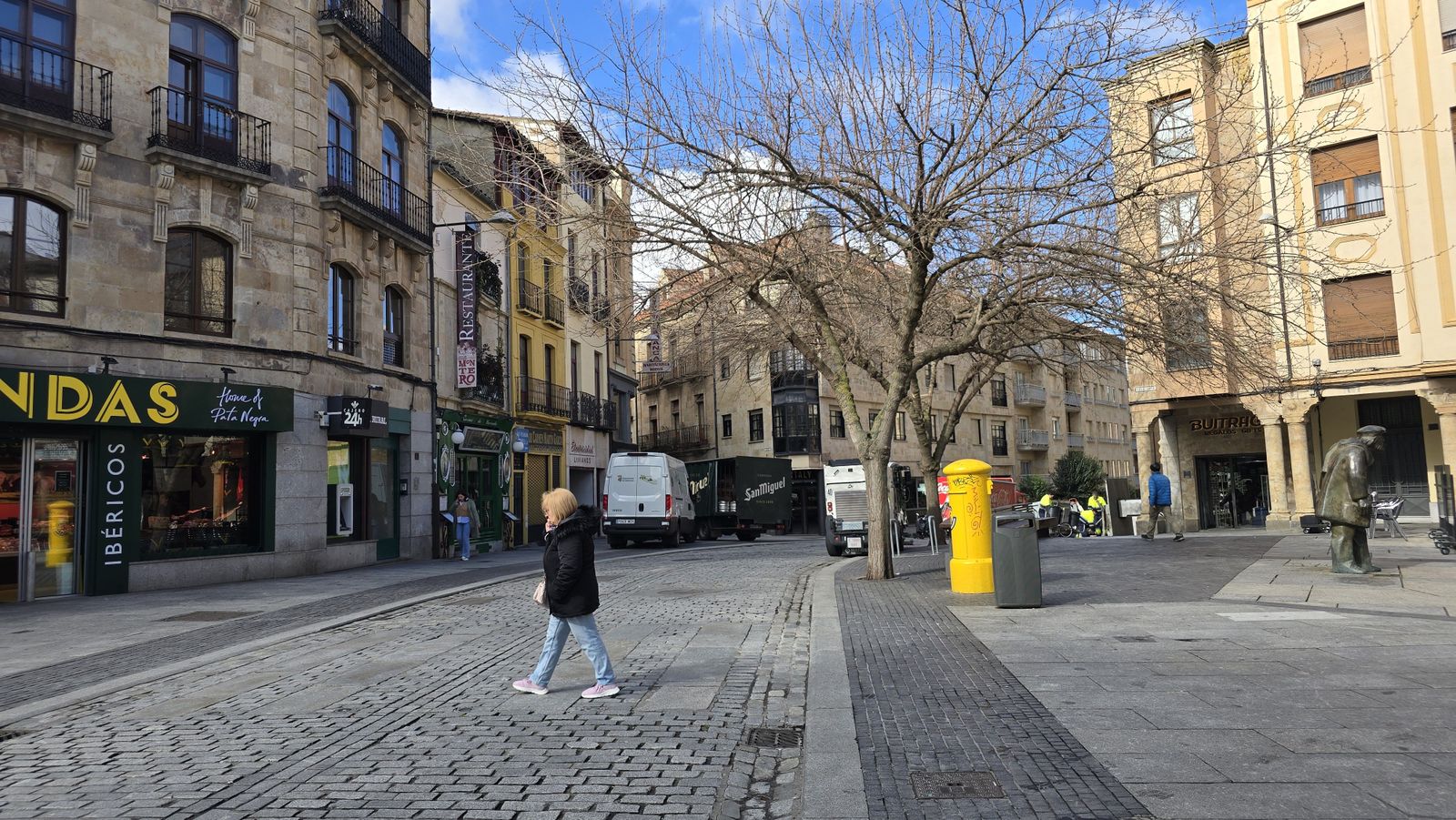 Zonas peatonales del Centro de Salamanca