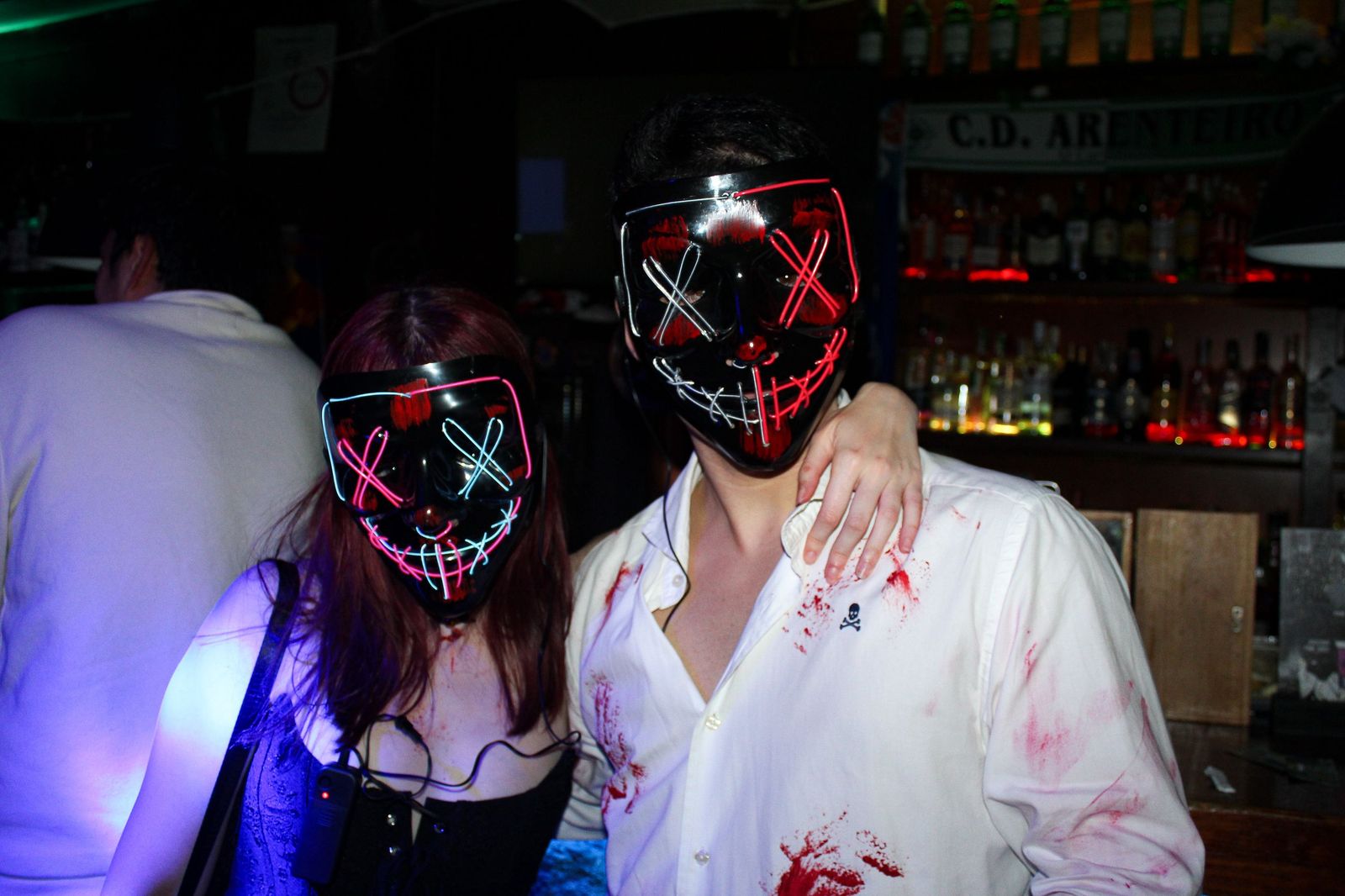 Salamanca de noche, viernes 31 de octubre