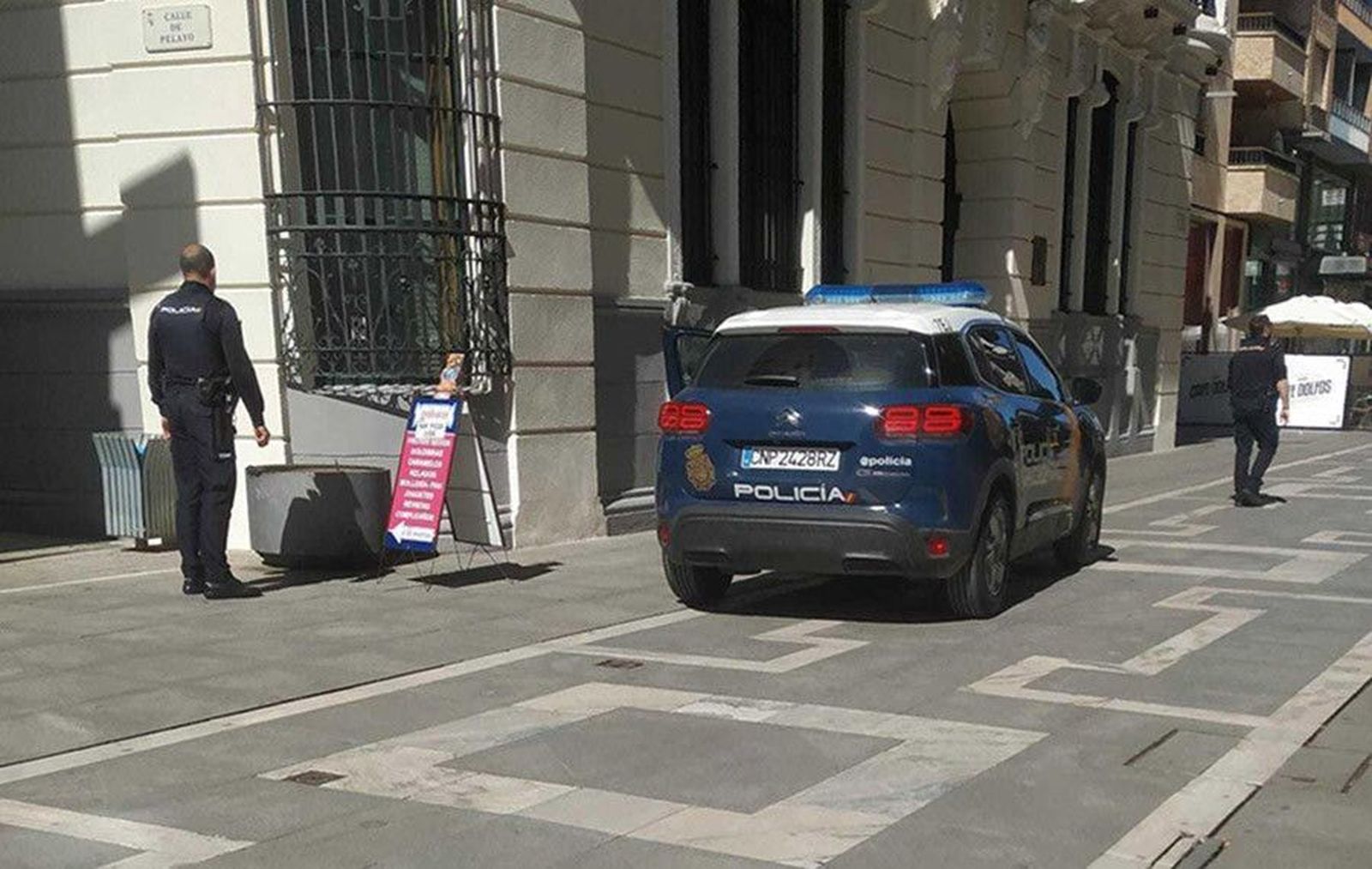 Policía Nacional en Santa Clara