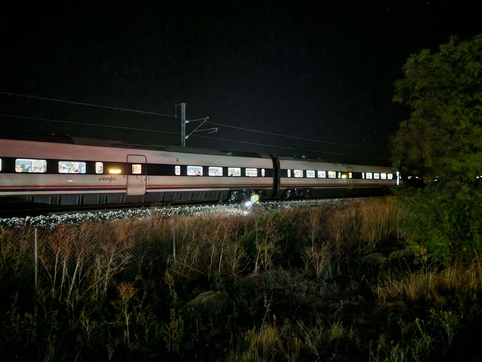 Fallecen dos personas arrolladas por un tren a la altura de Moriscos