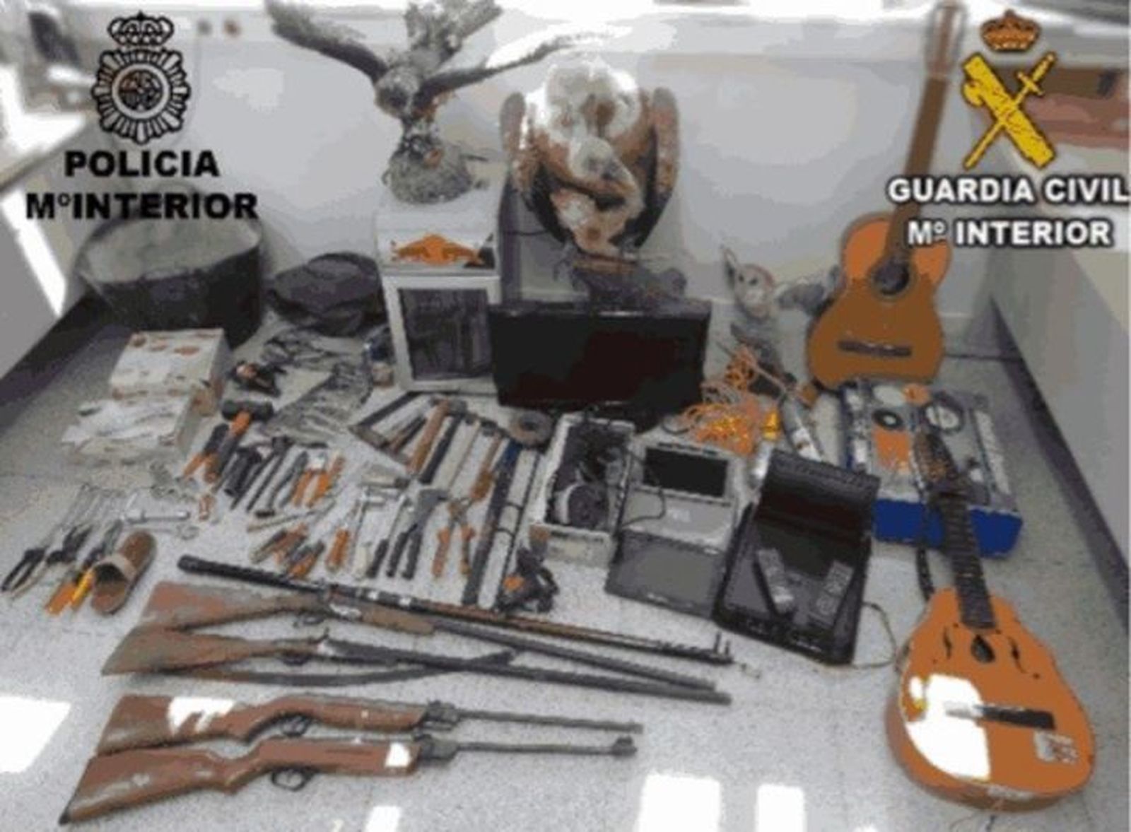 Cuatro detenidos por diez robos en viviendas a las afueras de la capital