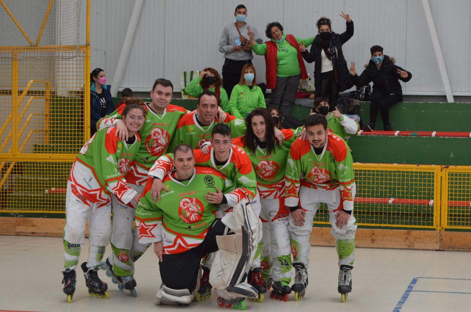 Equipo presente en Burgos del Hockey Zamora
