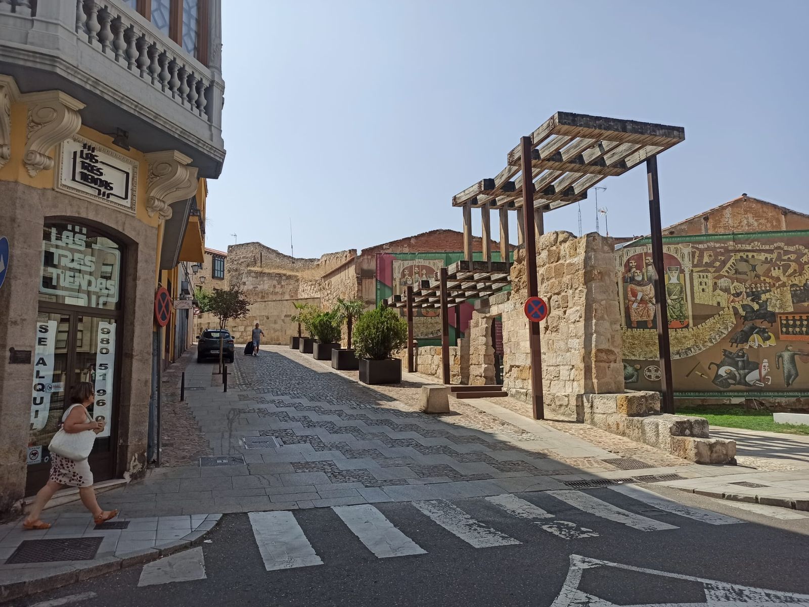 Imagen de las nuevas jardineras.