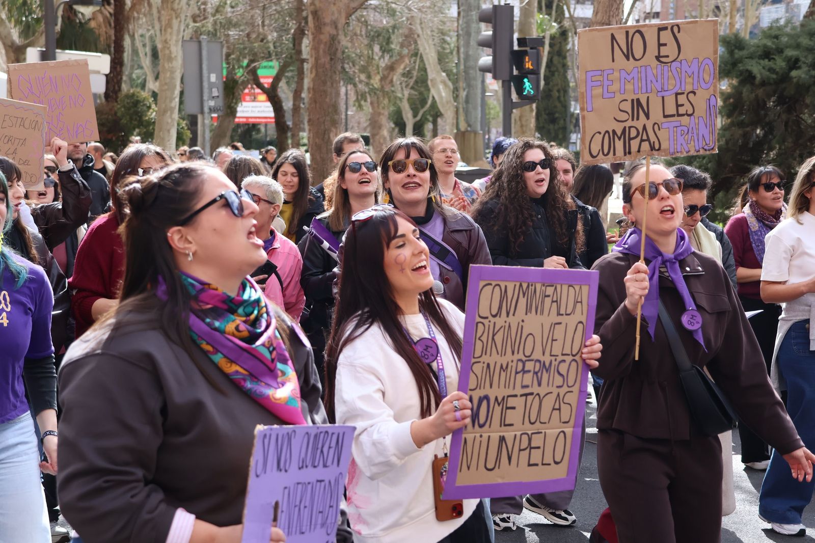 GALERÍA | La manifestación del 8M por las calles de Zamora, en imágenes