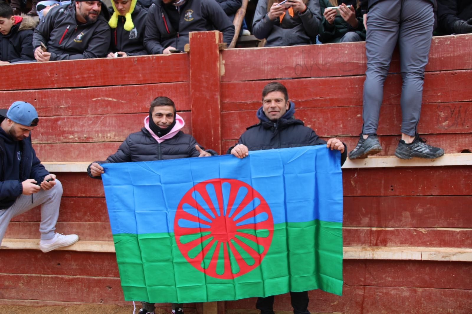 Ambiente en el encierro a caballo de Ciudad Rodrigo