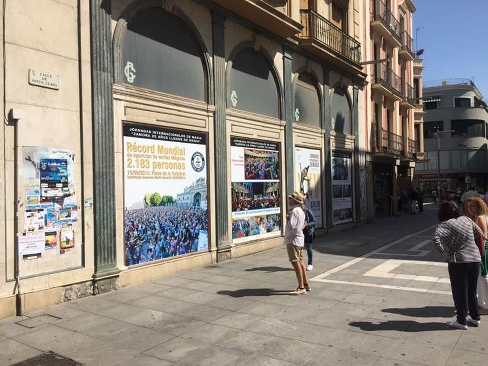 Imagen de una campaña similar en el edificio García Casado