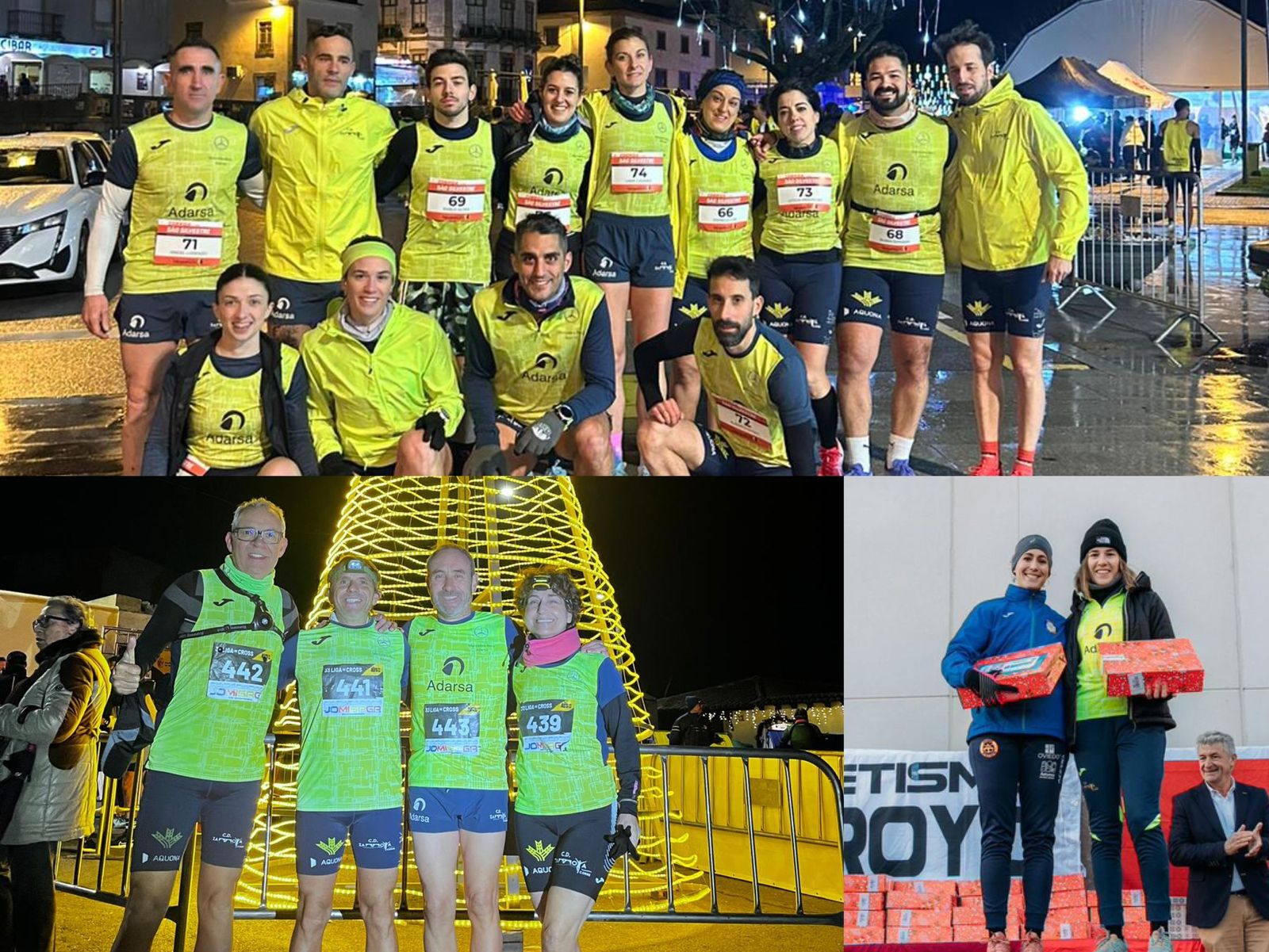 Atletas del CD Zamora Corre el pasado fin de semana