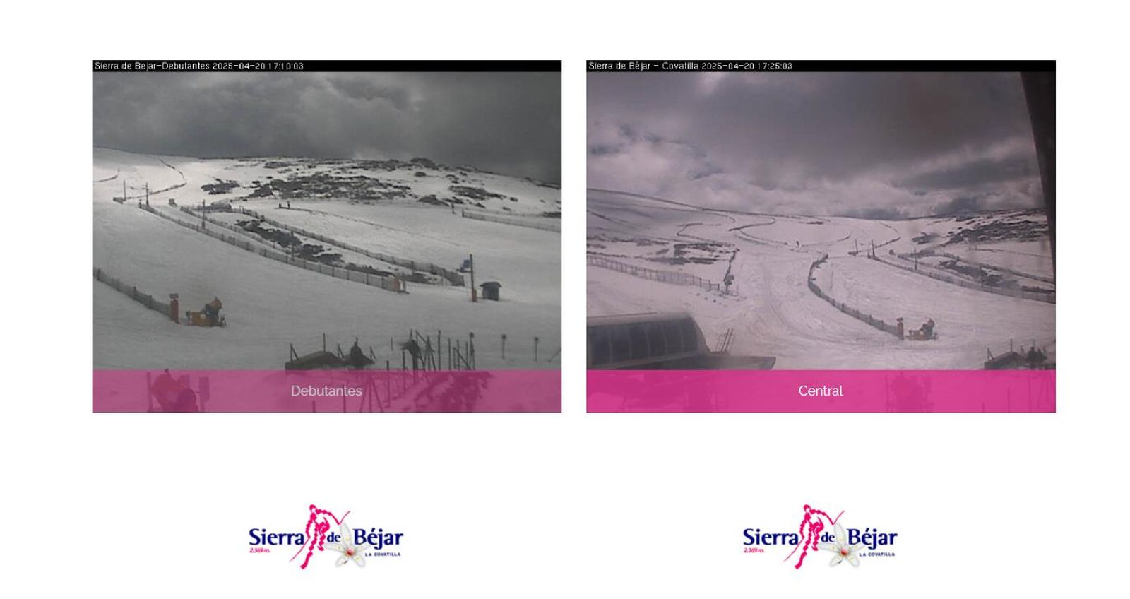 Nieve en la covatilla