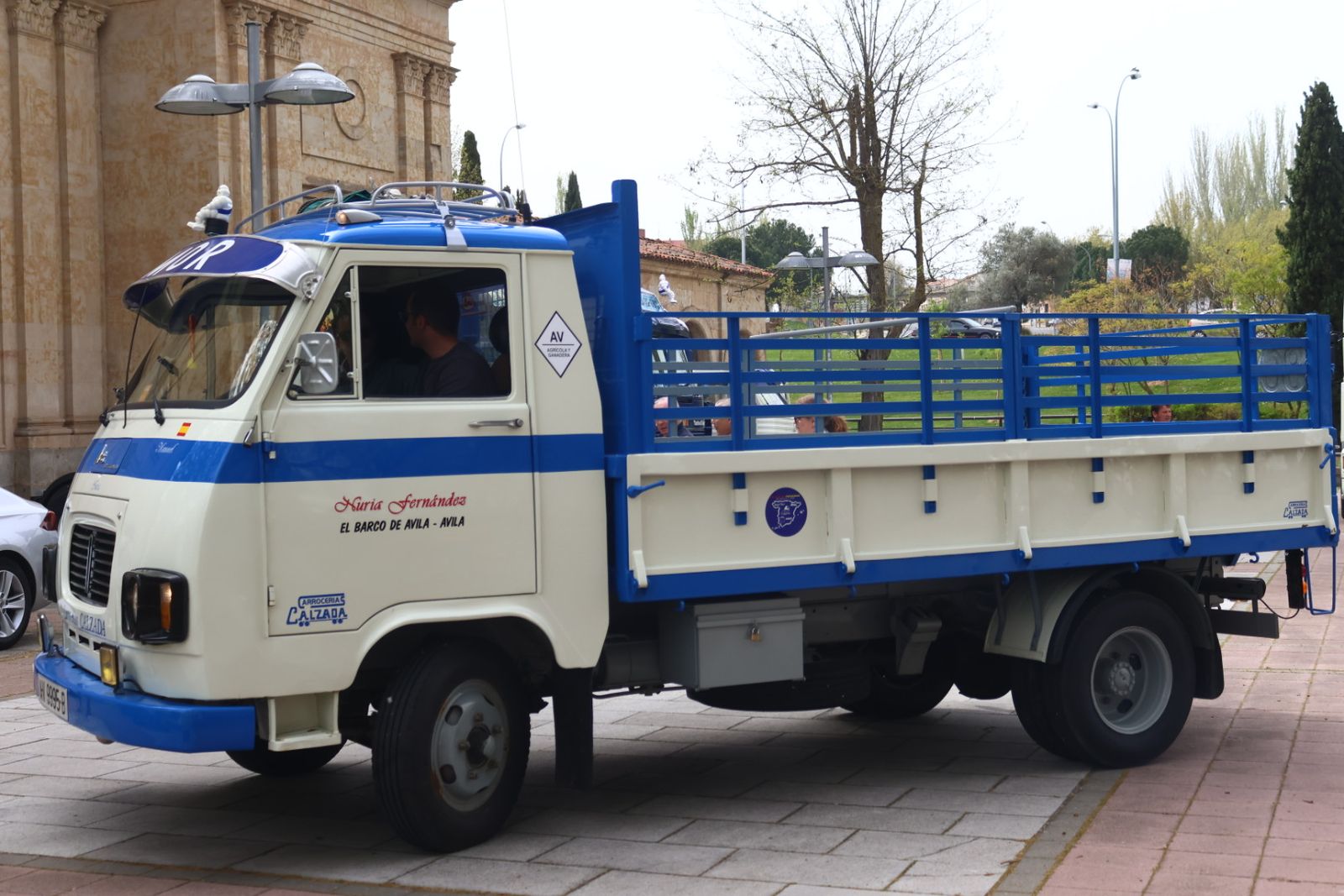 Concentración de camiones clásicos por la X Ruta Peña de Francia Clásicos Pesados CYL