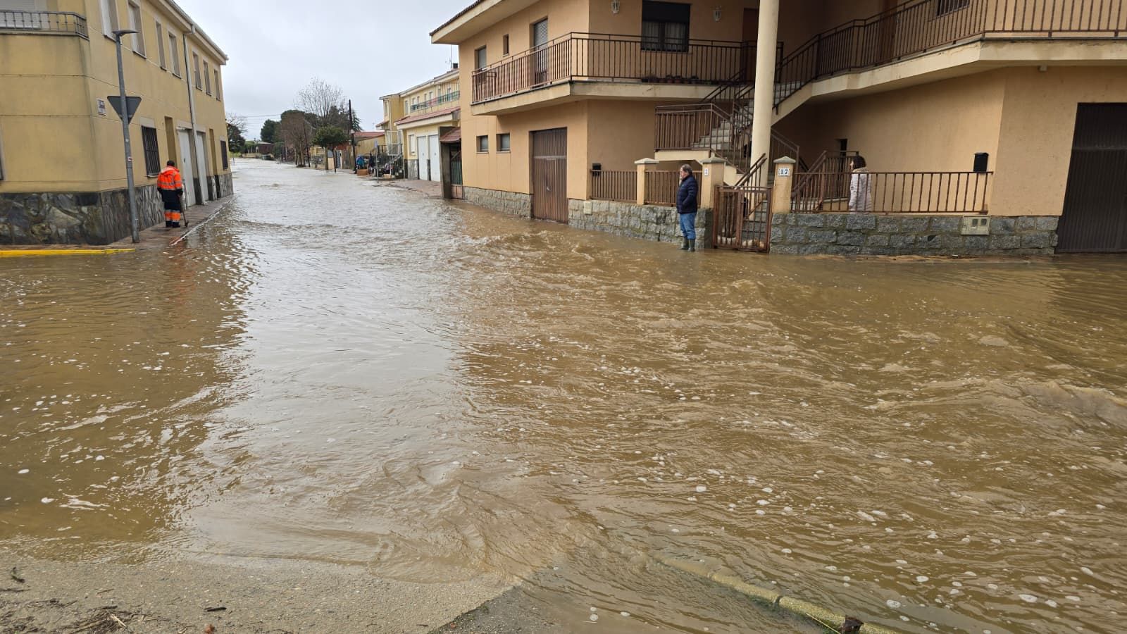 Inundación en Miranda de Azán