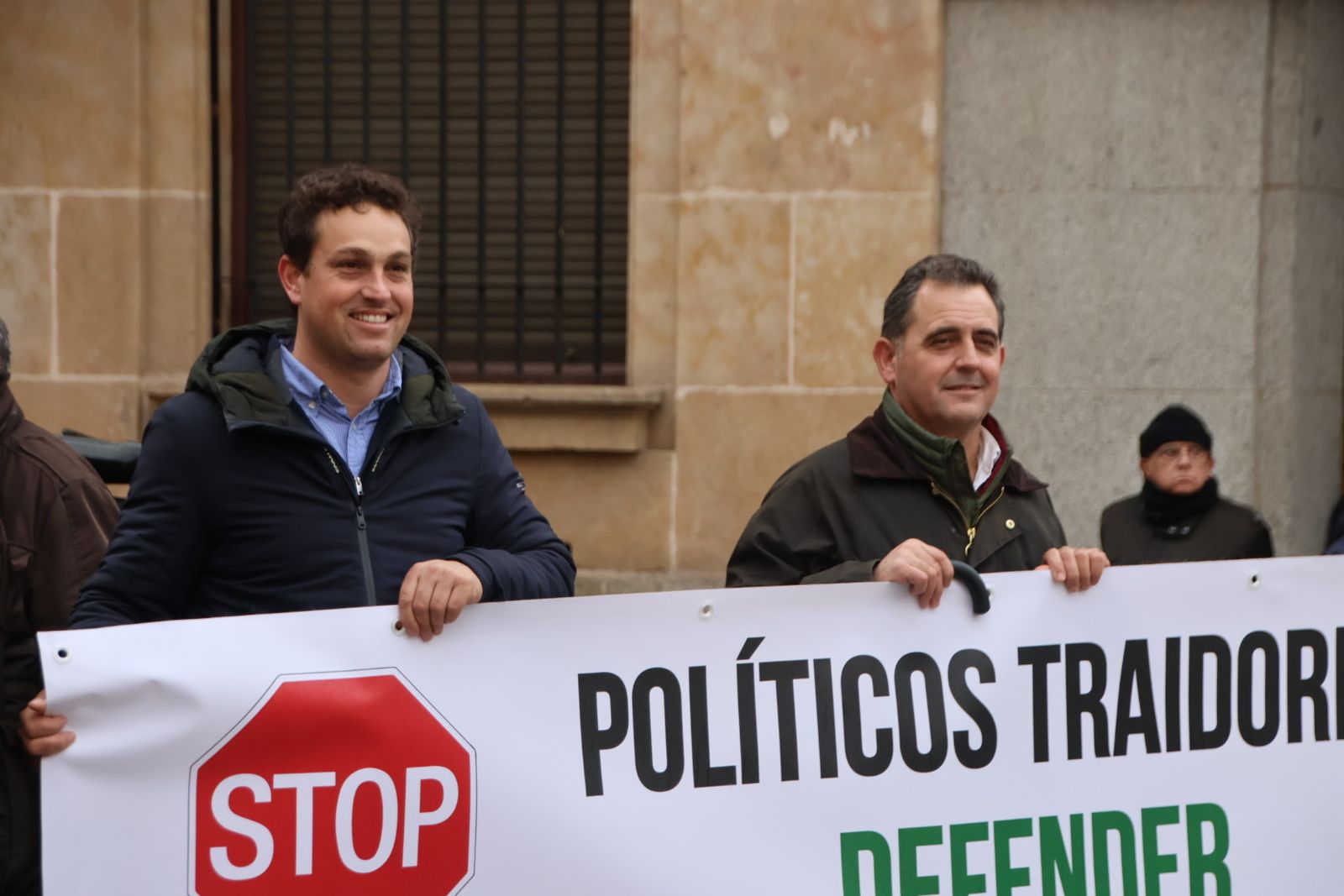 Protesta de los apicultores en Salamanca contra Mercosur