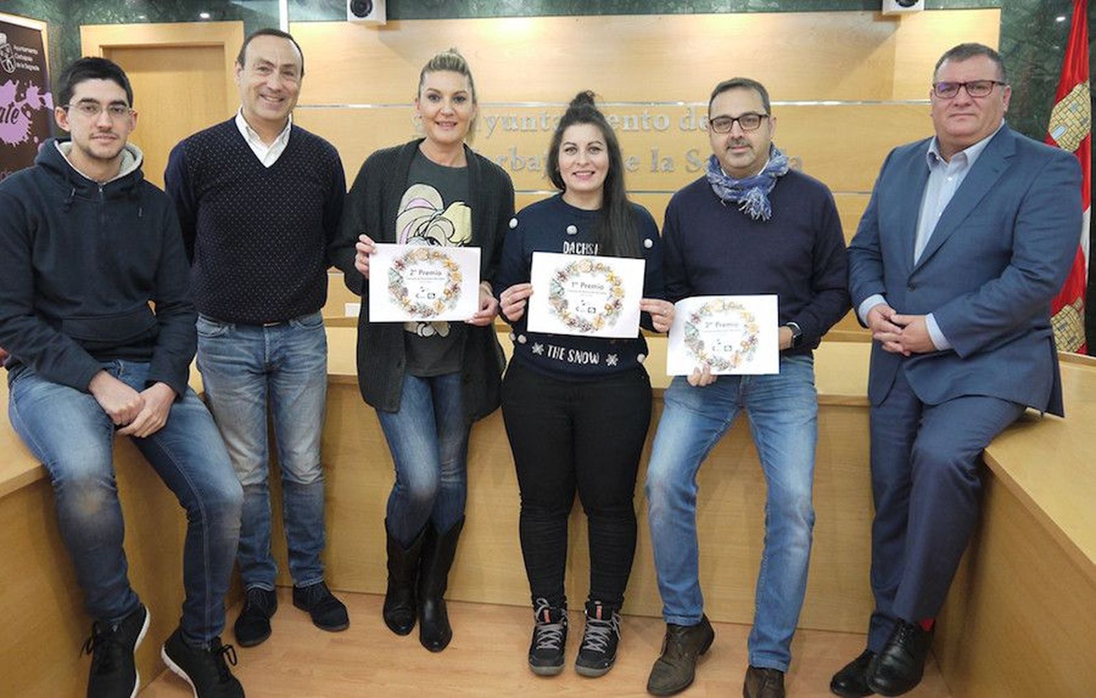 Entrega premios campaña decoración navideña comercio Carbajosa (1)