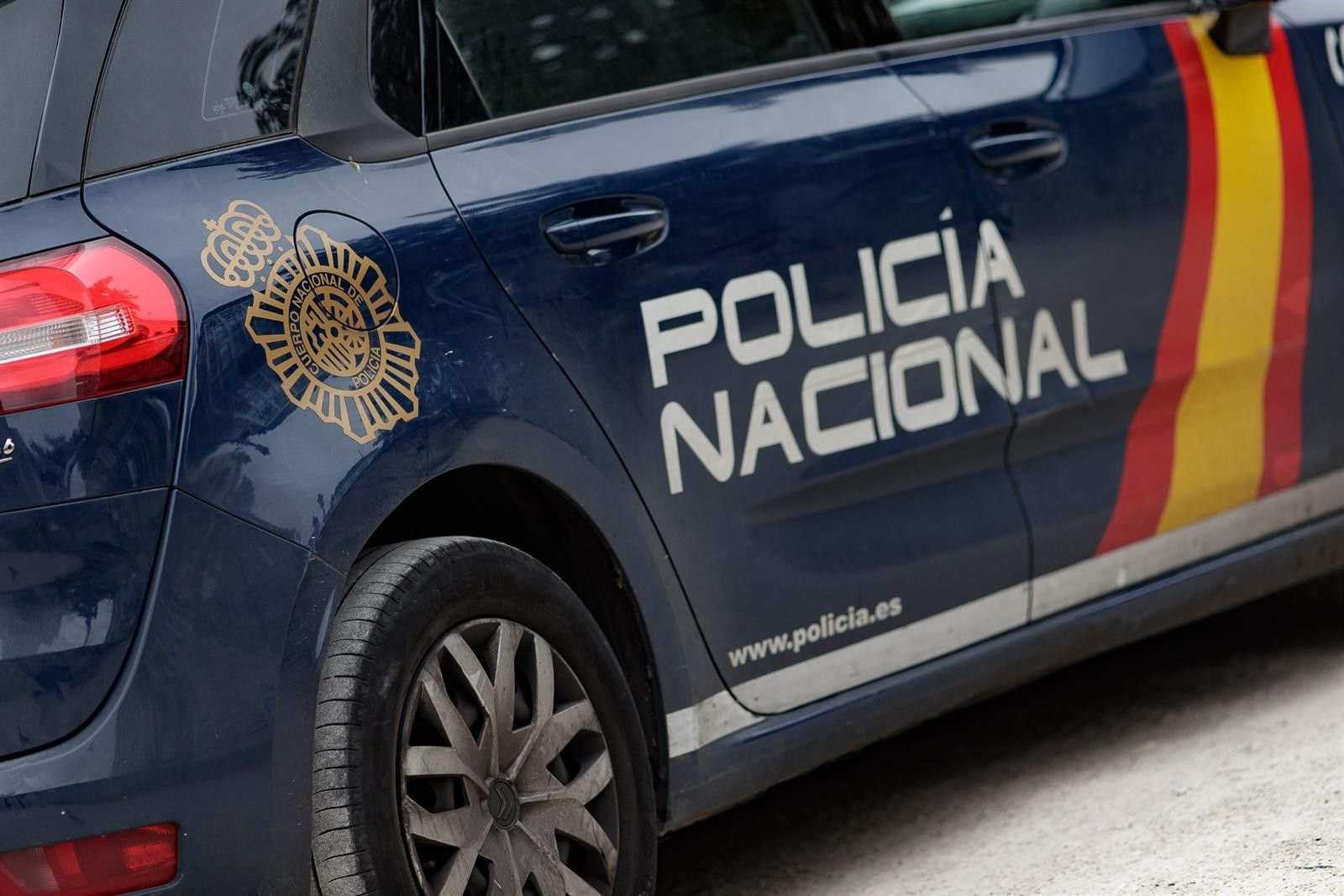 Coche de la Policía Nacional en una fotografía de archivo