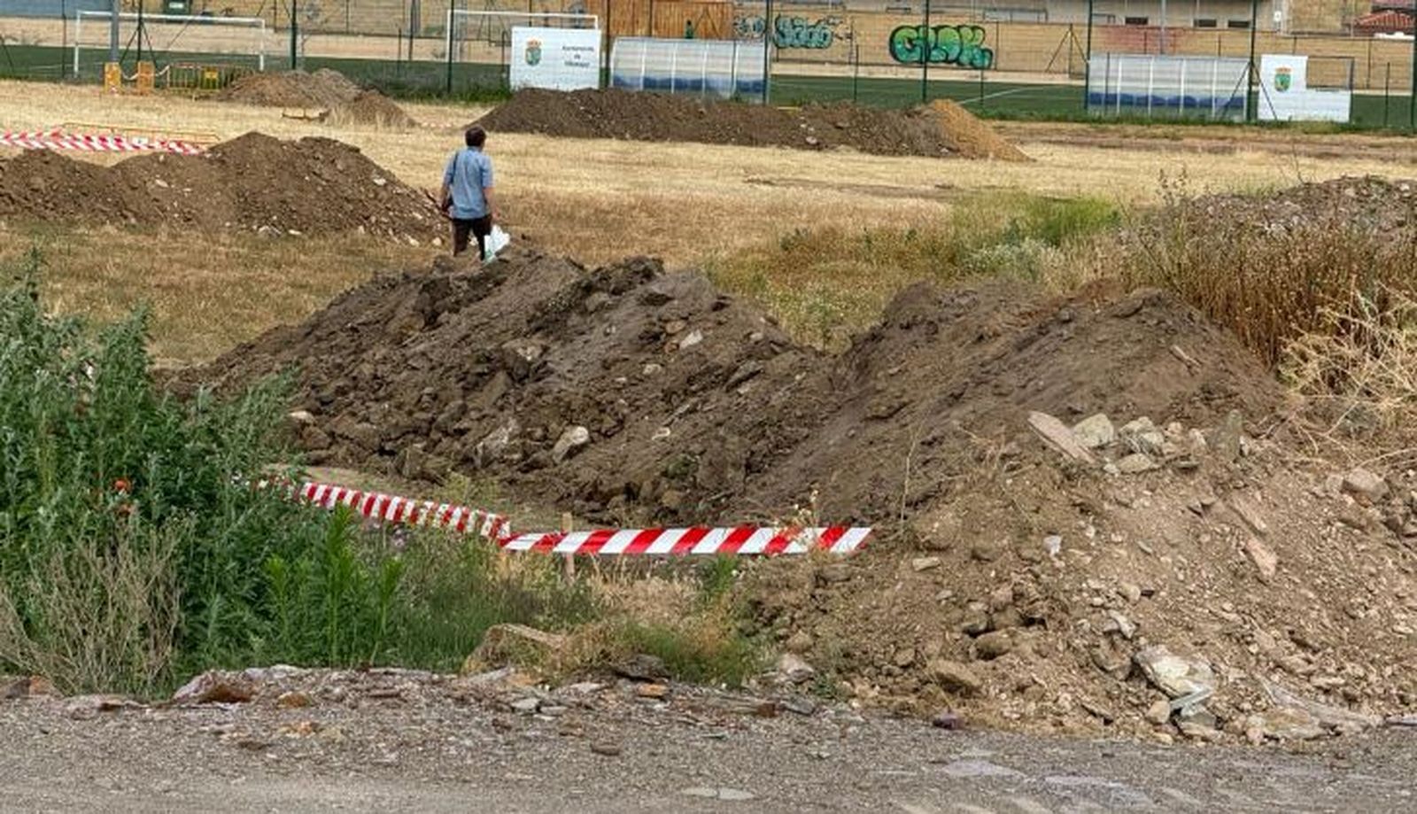 Catas para datar el yacimiento arqueológico zona El Salinar Villamayor 