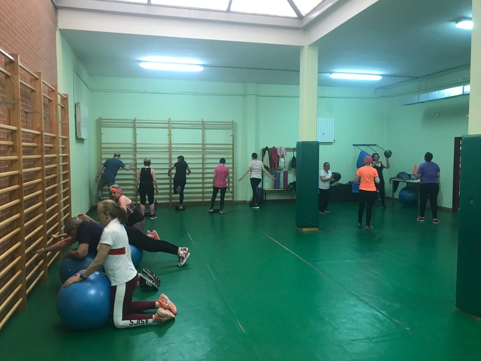 Gimnasia de mantenimiento. Archivo